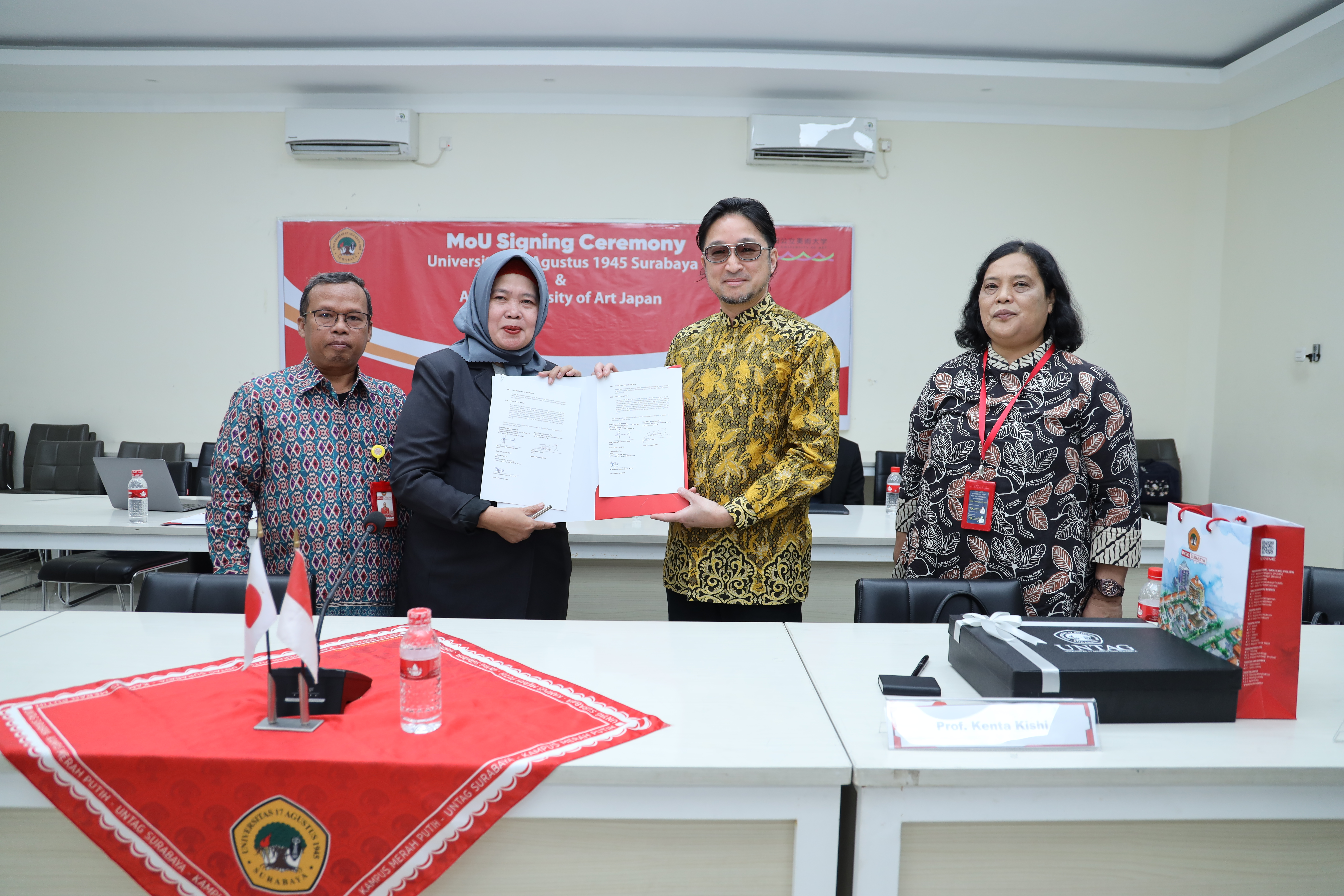 Inisiasi Visiting Professor, Prodi Sastra Jepang Gandeng Akita University of Art Japan