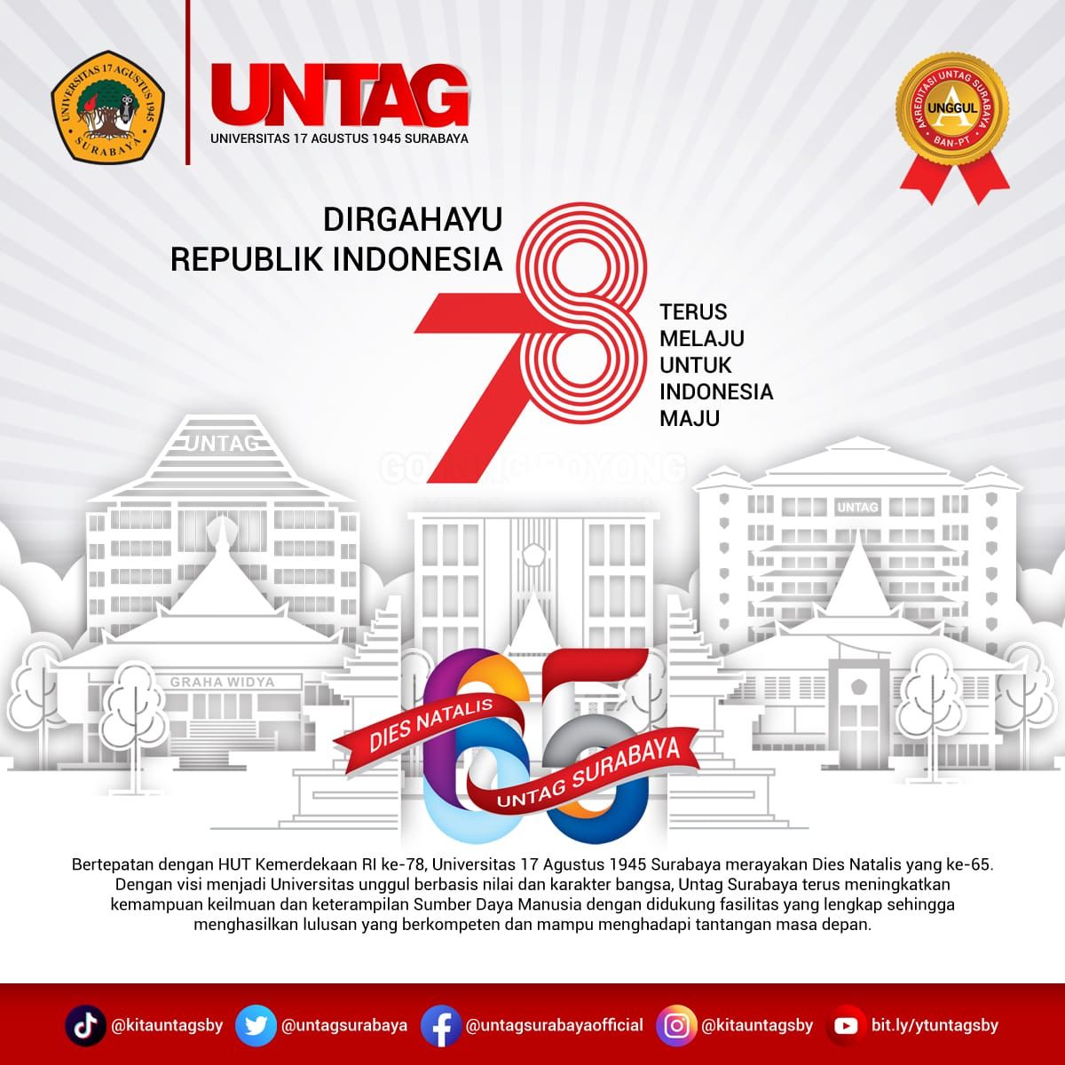 Dirgahayu Republik Indonesia ke-78