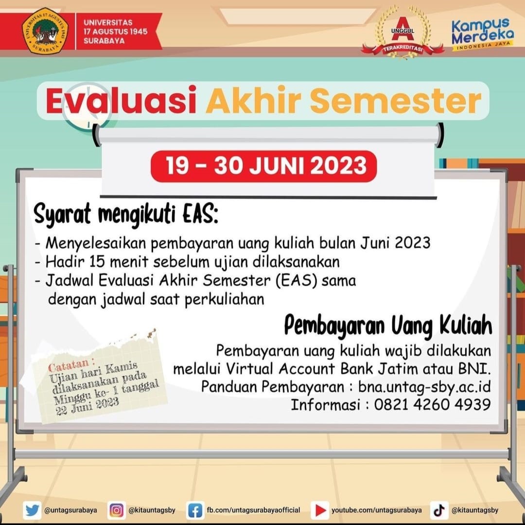 Evaluasi Akhir Semester Genap 2022-2023