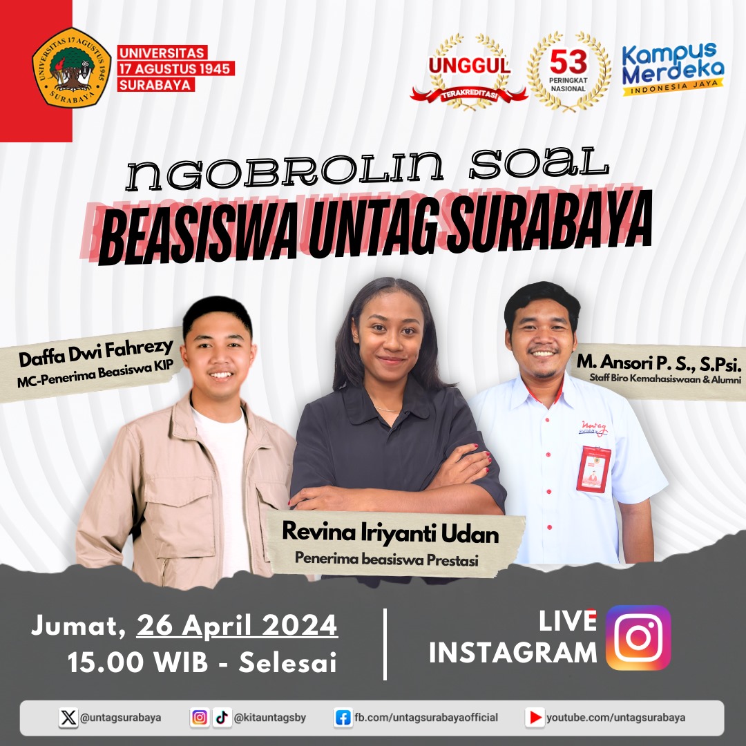 Tanya Jawab Beasiswa Untag Surabaya