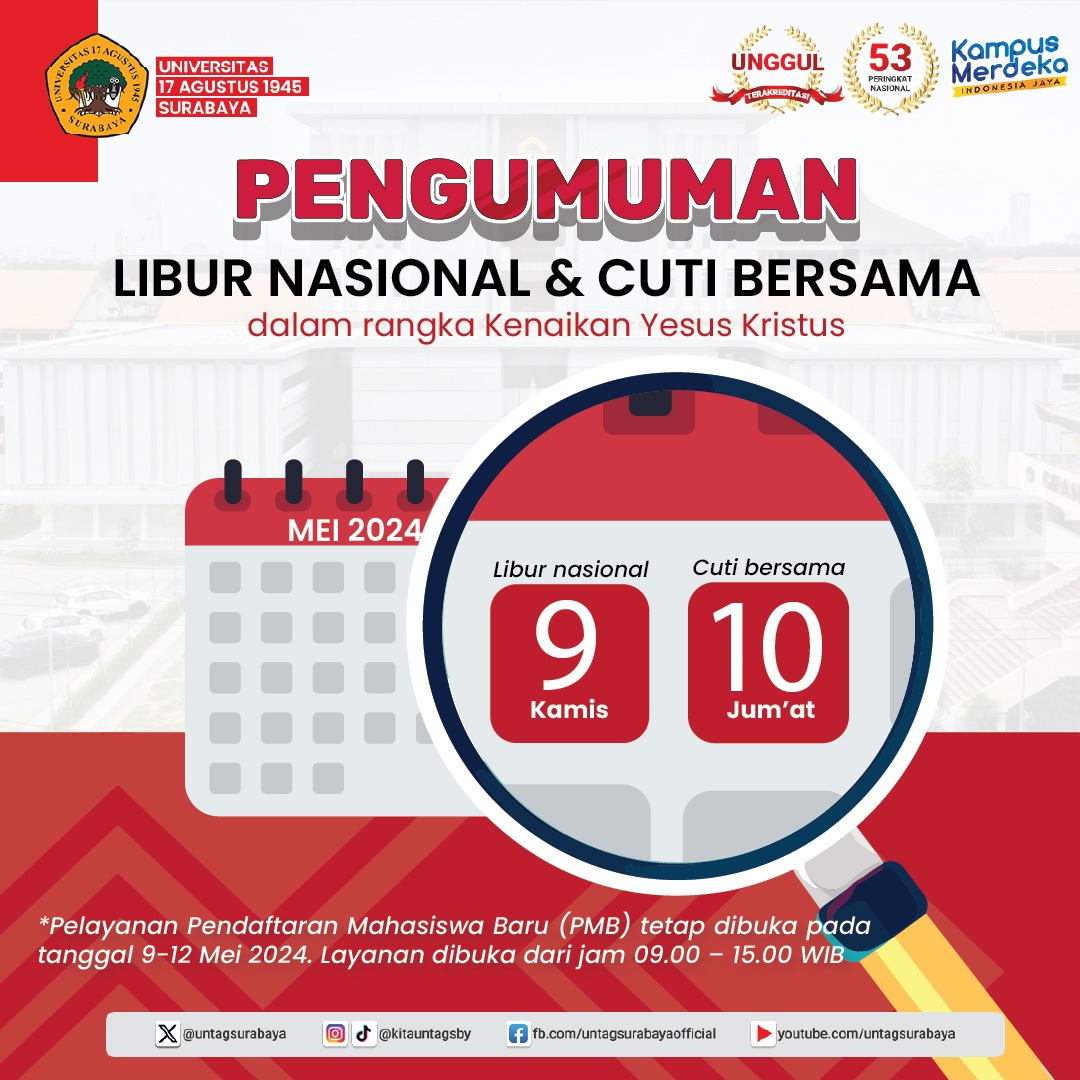 Libur dan Cuti Bersama Kenaikan Yesus Kristus