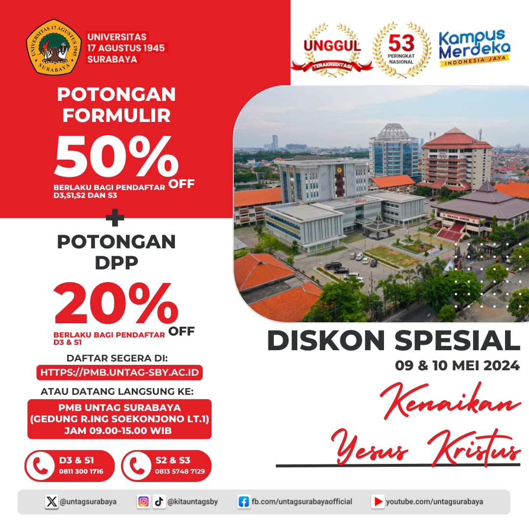 Diskon Pendaftaran Mahasiswa Baru