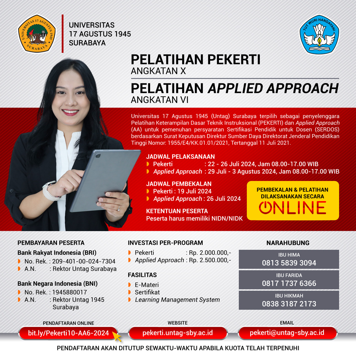 Pelatihan Pekerti dan Applied Approach