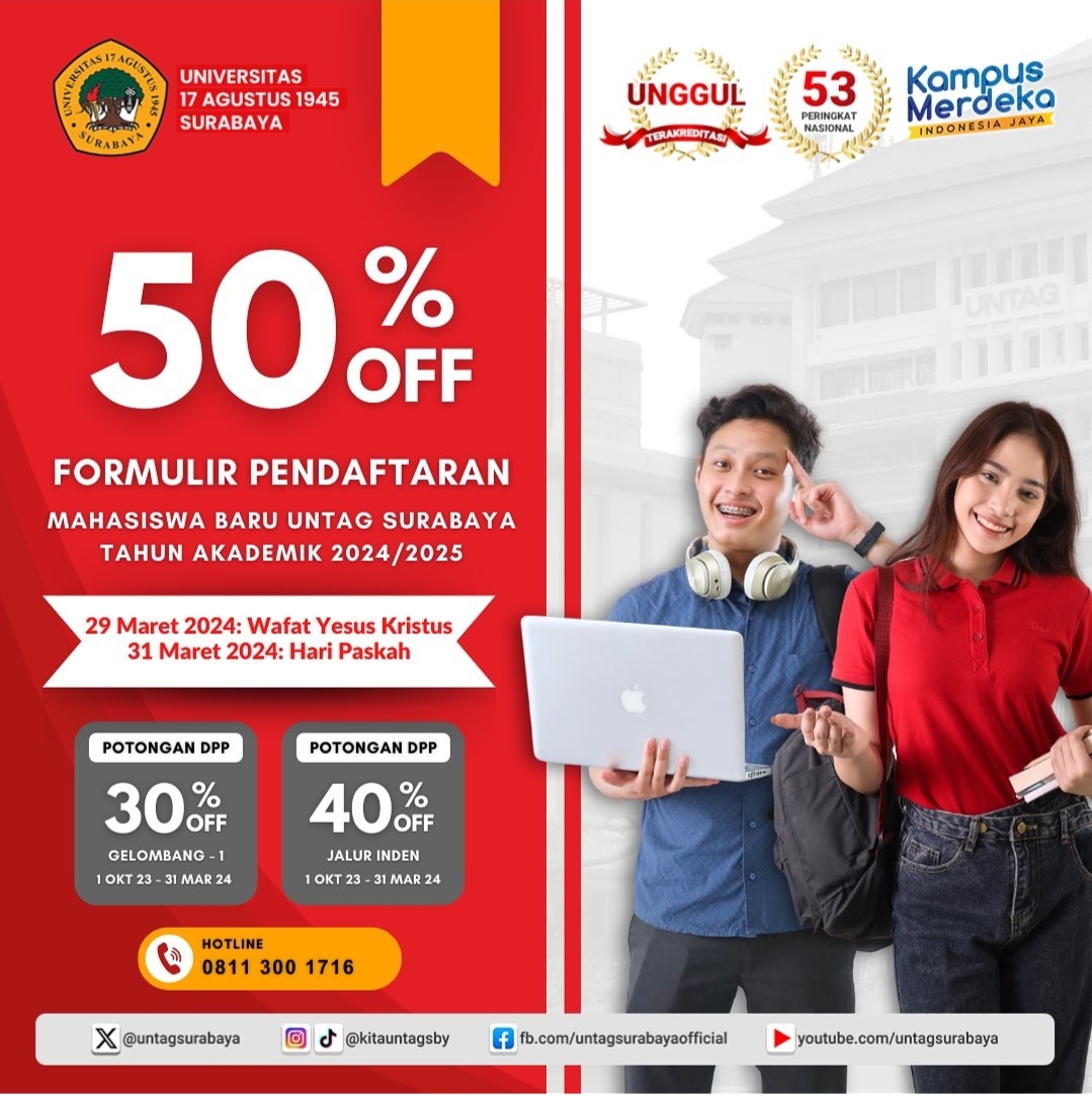 Diskon Formulir Penerimaan Mahasiswa Baru