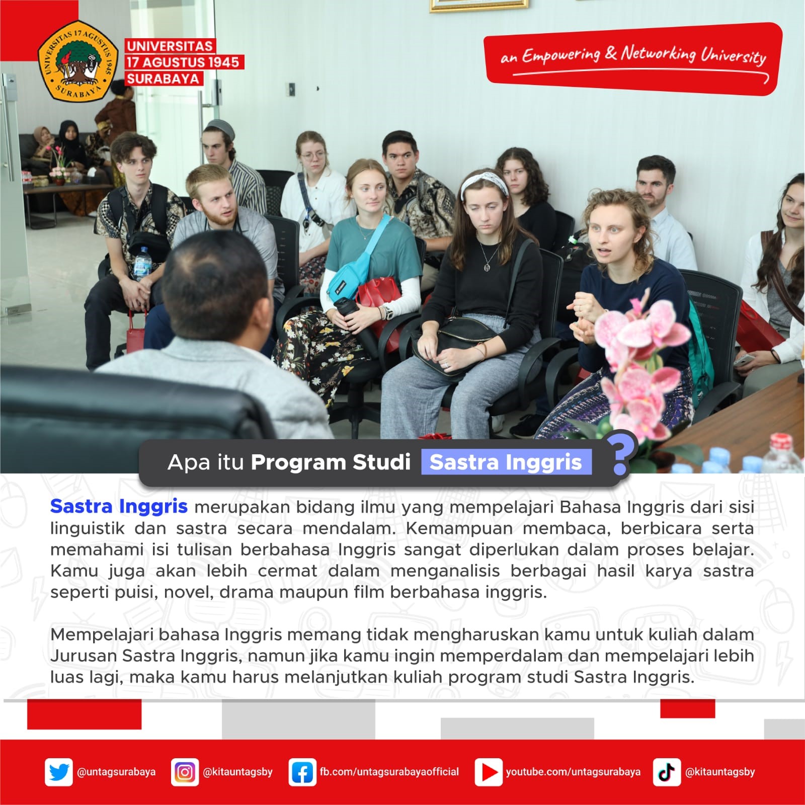 Yuk Mengenal Prodi Sastra Inggris