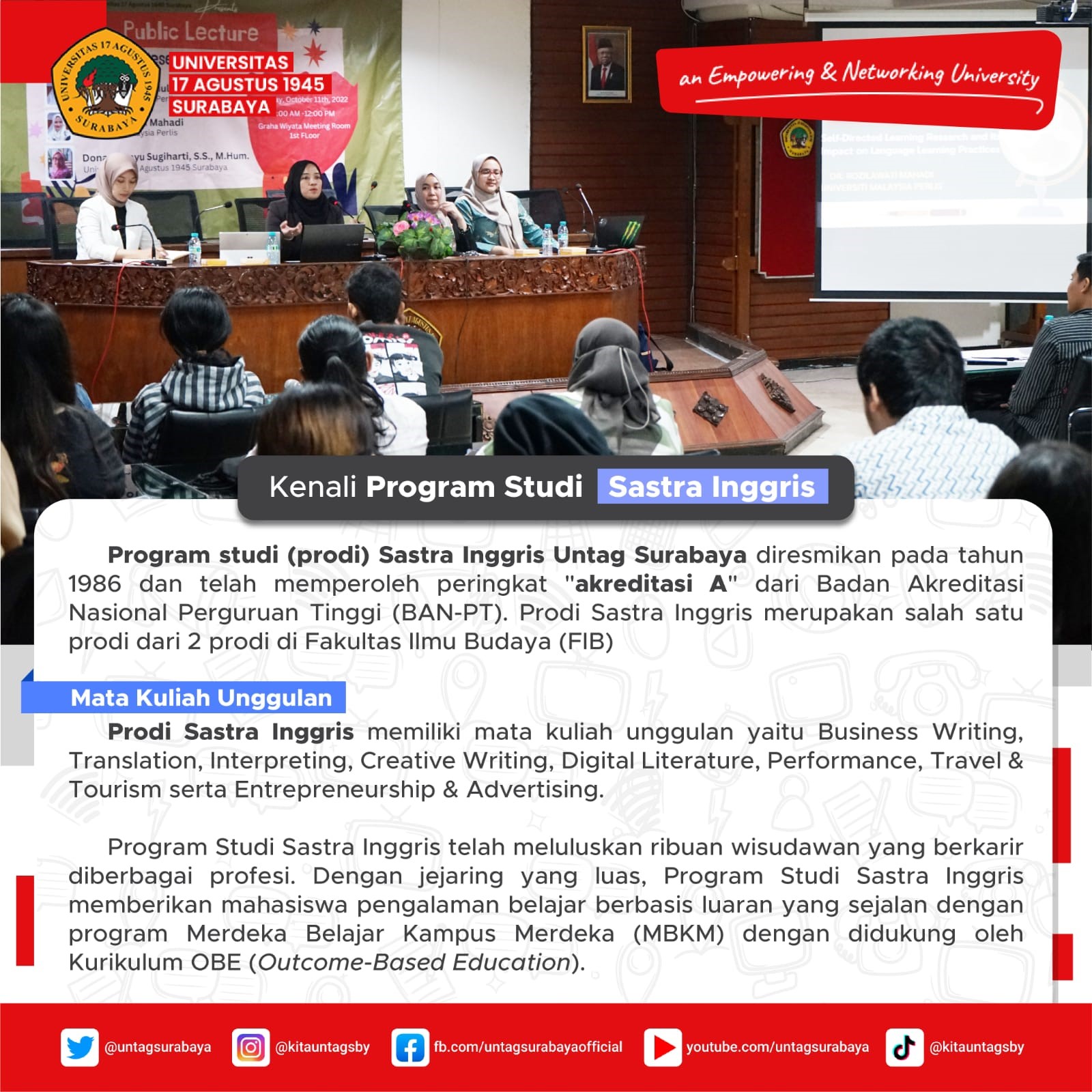 Profil Sastra Inggris Untag Surabaya