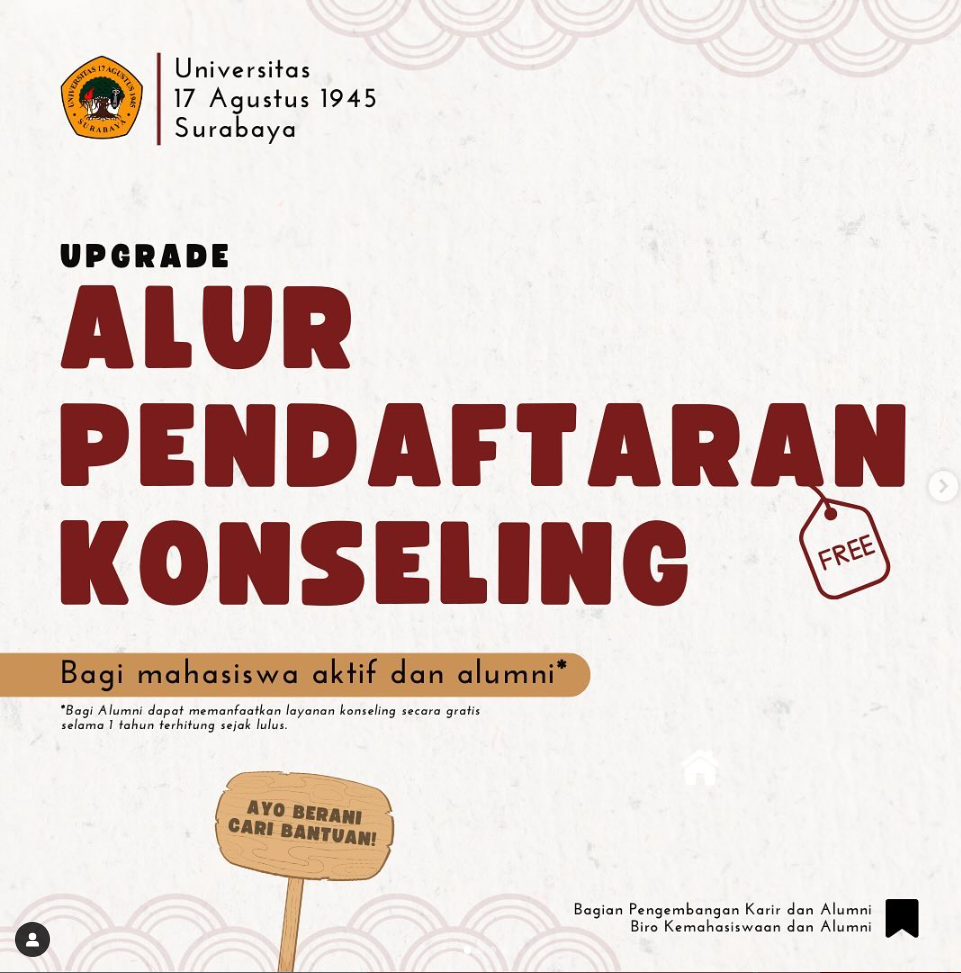 Alur Pendaftaran Konseling bagi Mahasiswa Aktif dan Alumni