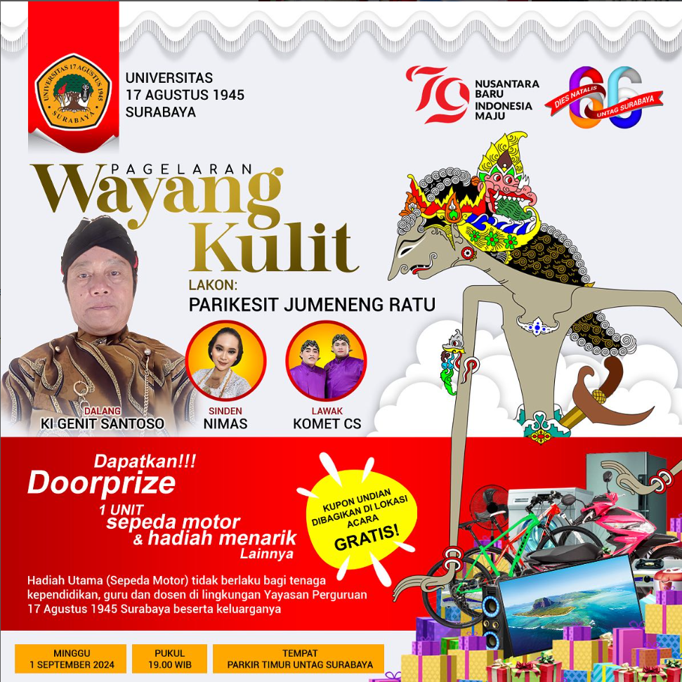 Pagelaran Wayang Kulit Untag Surabaya