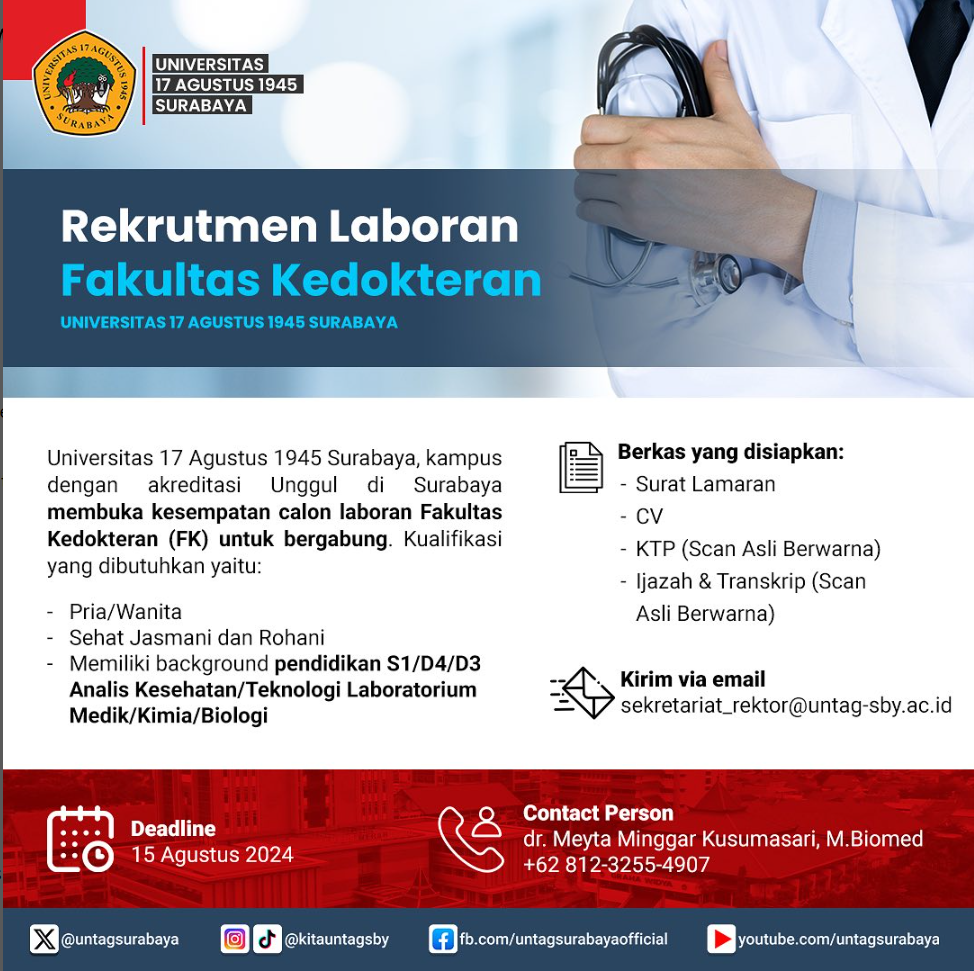 Lowongan Untag Surabaya