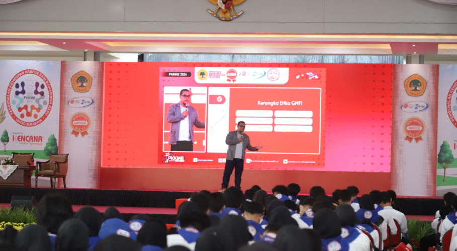 Untag Surabaya Gandeng Akhyari Hananto di PKKMB 2024: Fokus pada Dampak Sosial Teknologi