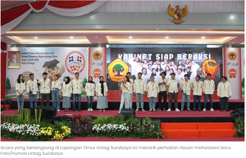 BKK-UKM Tampilkan 28 UKM dalam Acara PKKMB Untag Surabaya