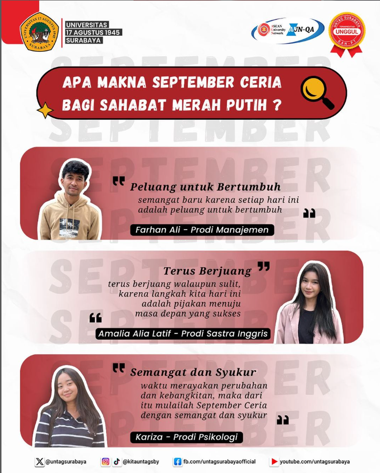 Apa Makna September Ceria menurut Sahabat Merah Putih?