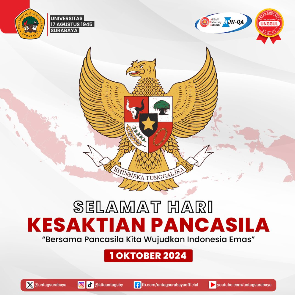 SELAMAT HARI KESAKTIAN PANCASILA 1 OKTOBER 2024