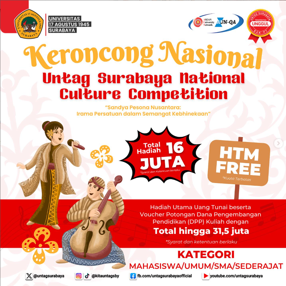 Keroncong Nasional: Untag Surabaya National Culture Competition