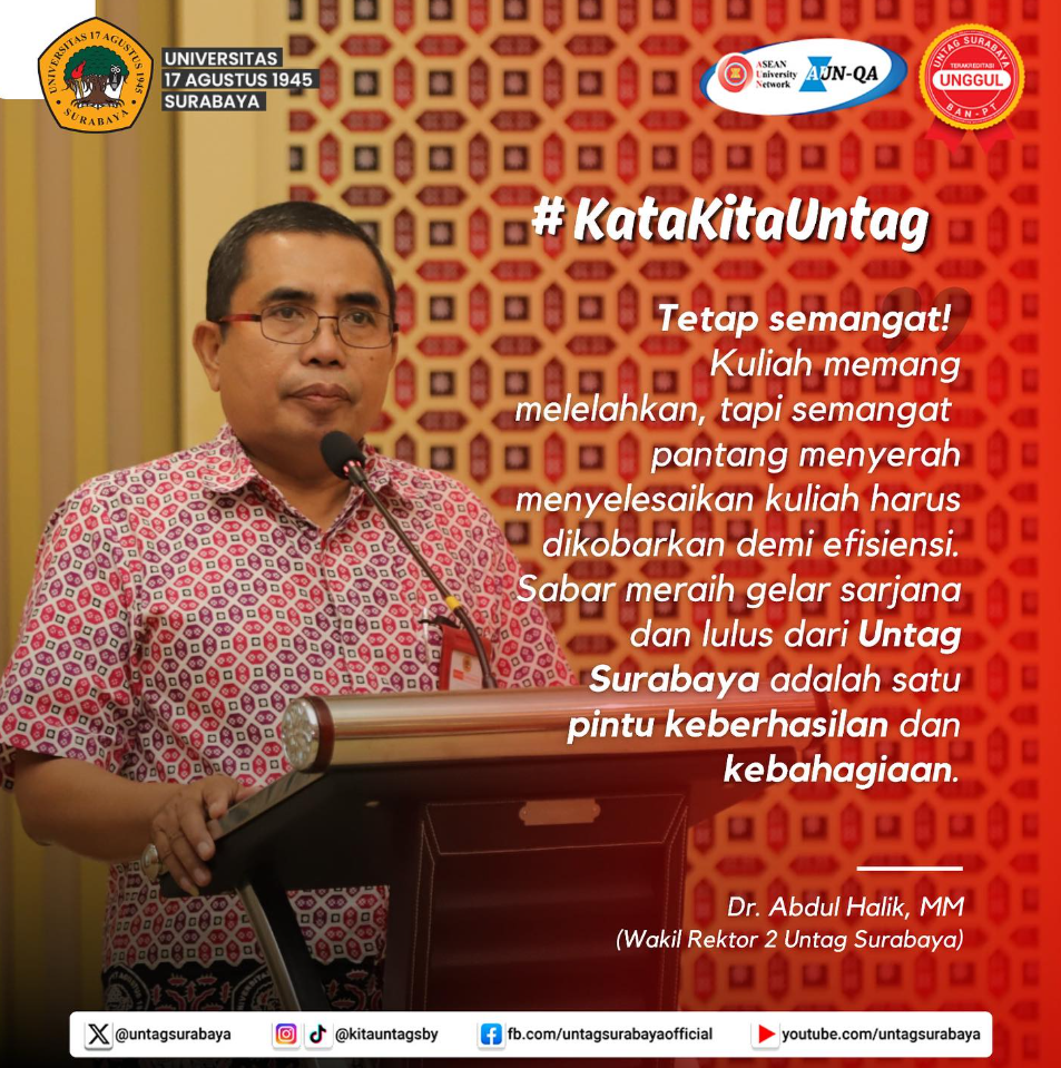 QUOTE OF THE DAY UNTAG SURABAYA