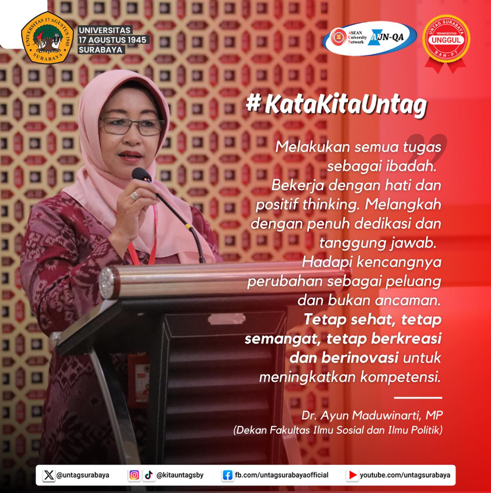 QUOTE OF THE DAY UNTAG SURABAYA