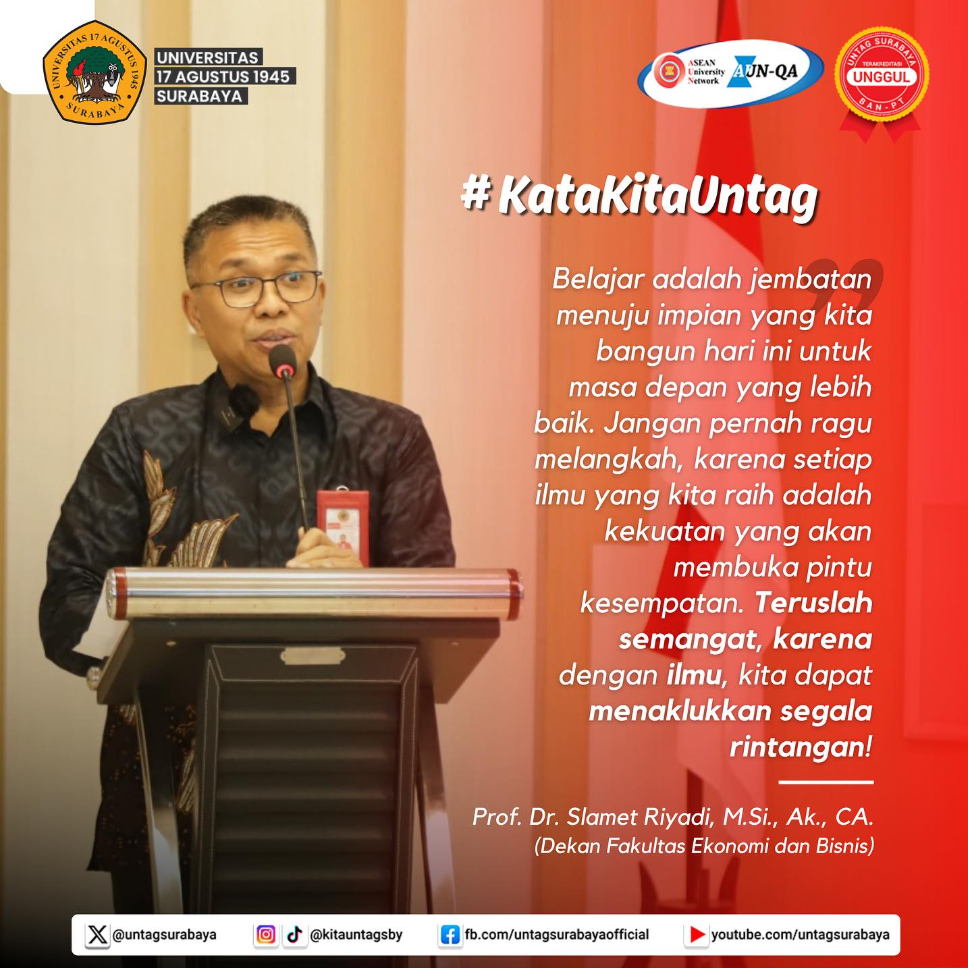 QUOTE OF THE DAY UNTAG SURABAYA