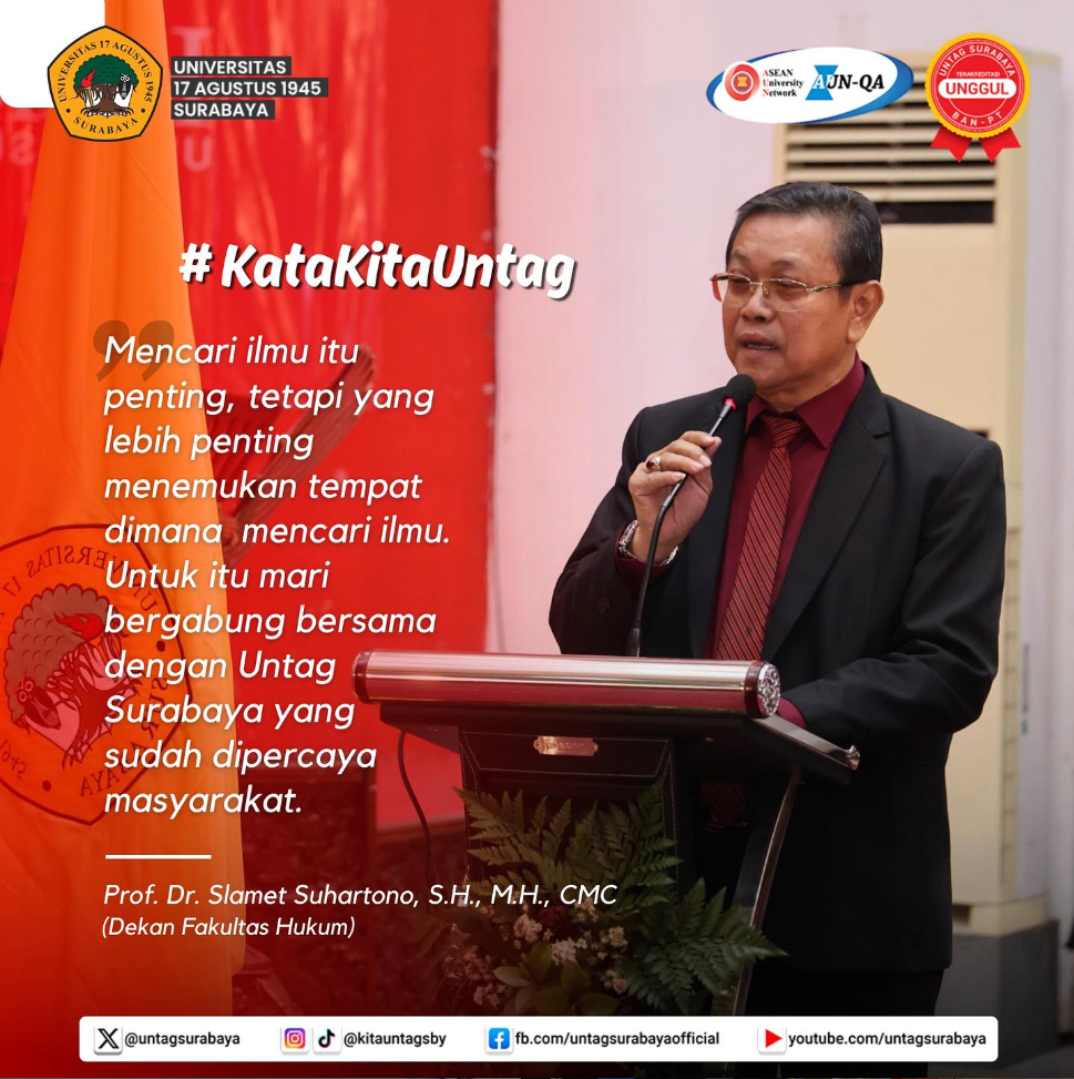 QUOTE OF THE DAY UNTAG SURABAYA