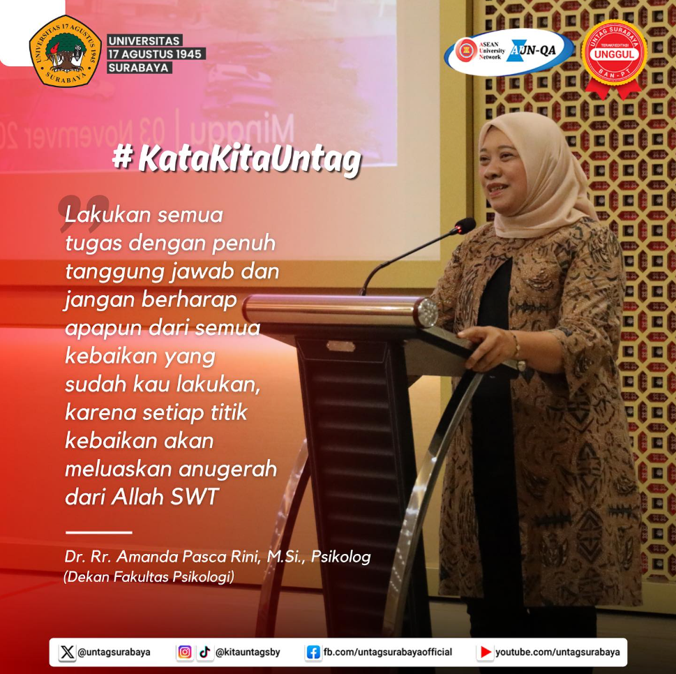QUOTE OF THE DAY UNTAG SURABAYA