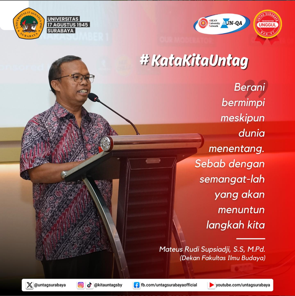 QUOTE OF THE DAY UNTAG SURABAYA