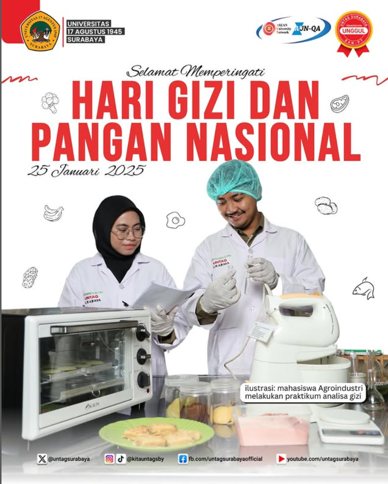 SELAMAT MEMPERINGATI HARI GIZI DAN PANGAN NASIONAL