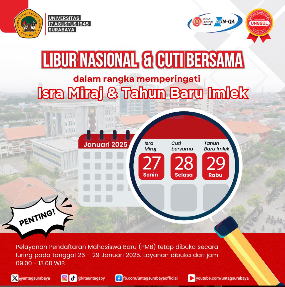 PENGUMUMAN LIBUR NASIONAL DAN CUTI BERSAMA
