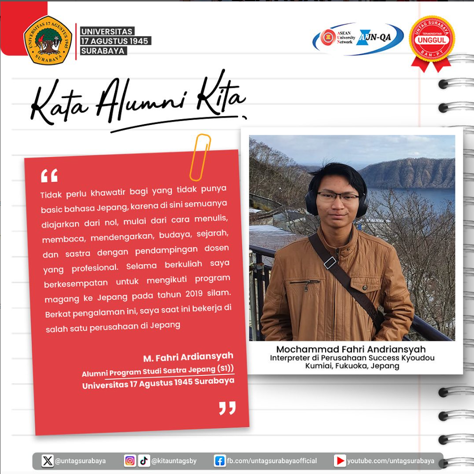 KATA ALUMNI FIB UNTAG SURABAYA