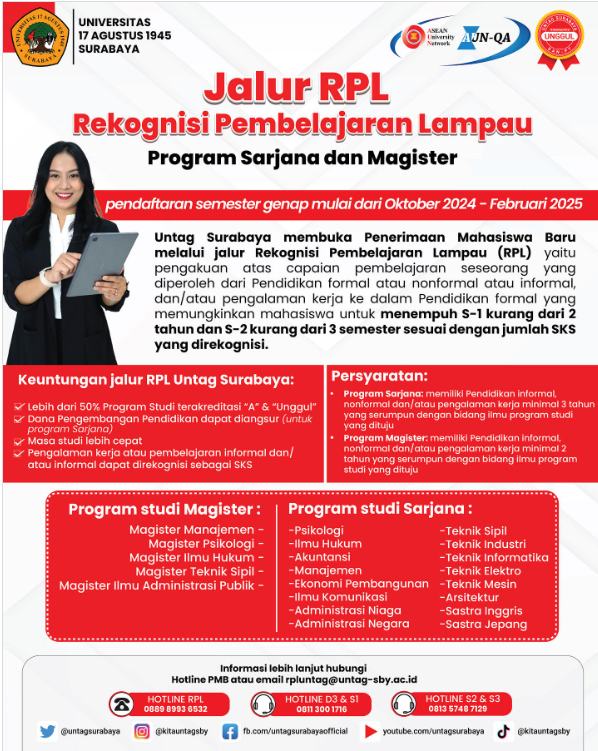JALUR RPL (REKOGNISI PEMBELAJARAN LAMPAU)