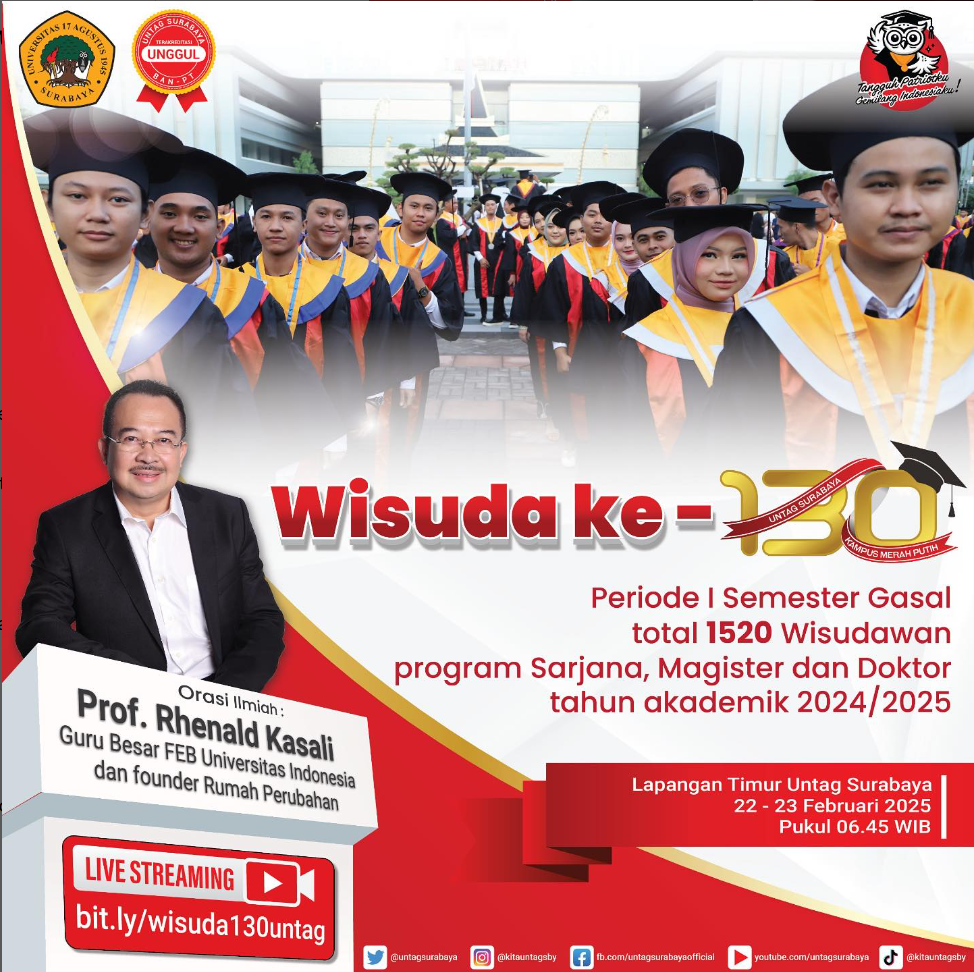 WISUDA KE-130 UNTAG SURABAYA