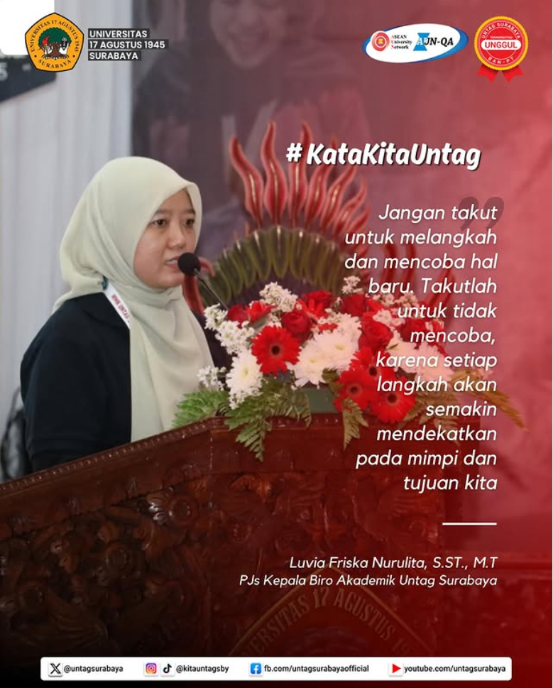 QUOTE OF THE DAY UNTAG SURABAYA