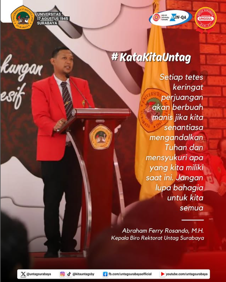 QUOTE OF THE DAY UNTAG SURABAYA