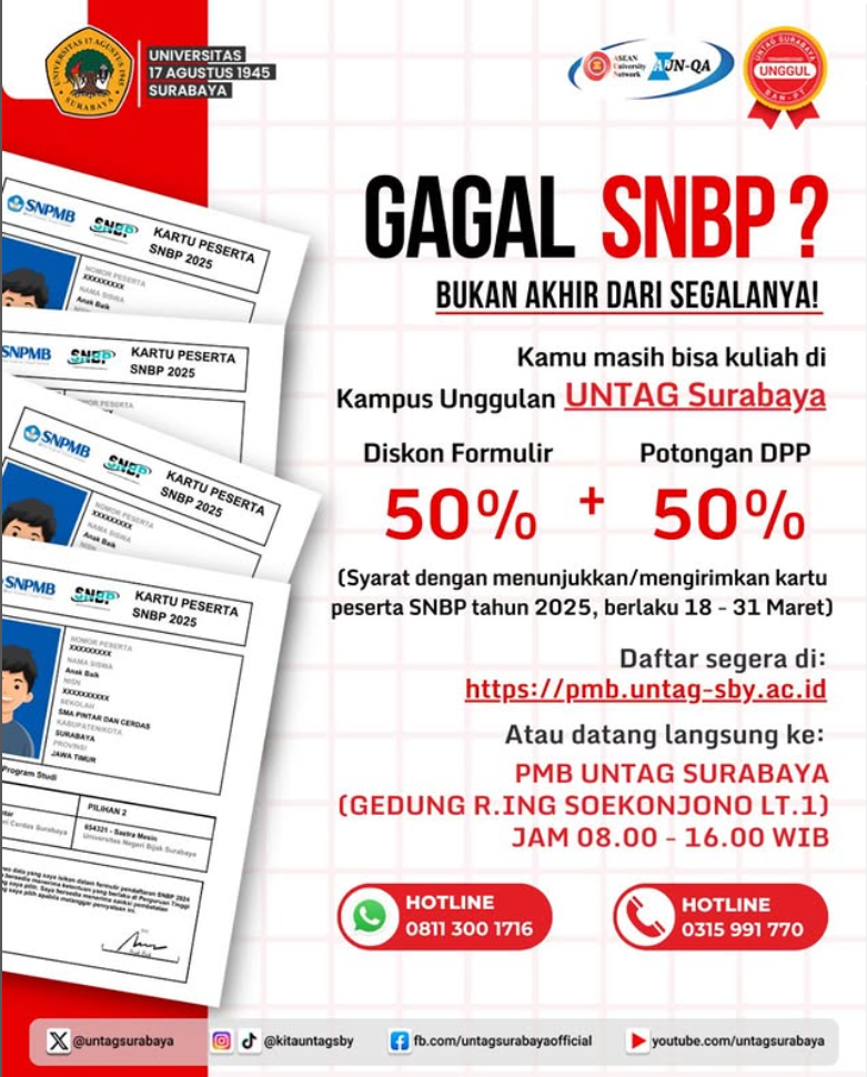 Gagal SNBP? Bukan Akhir Dari Segalanya