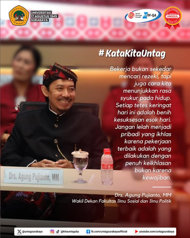 QUOTE OF THE DAY UNTAG SURABAYA