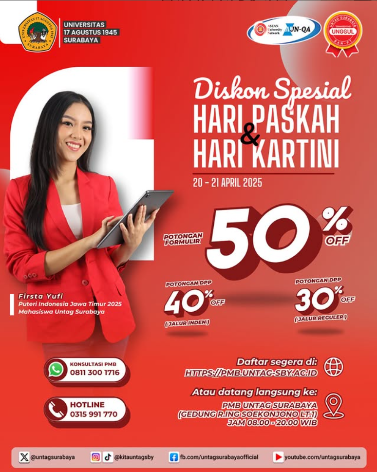 Diskon Special Hari Paskah dan Hari Kartini 2025