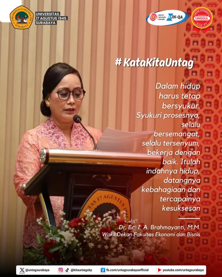 QUOTE OF THE DAY UNTAG SURABAYA