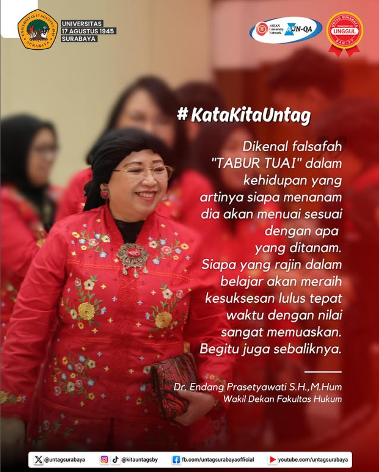 QUOTE OF THE DAY UNTAG SURABAYA