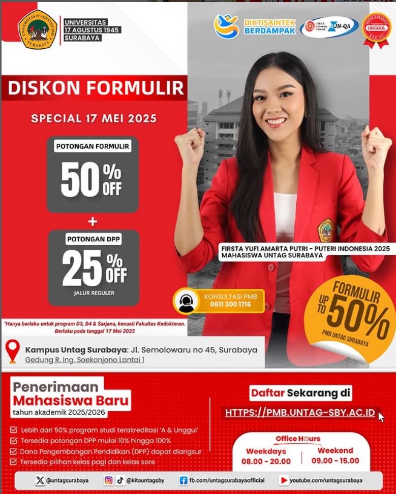 Diskon Formulir Spesial 17 Mei 2025