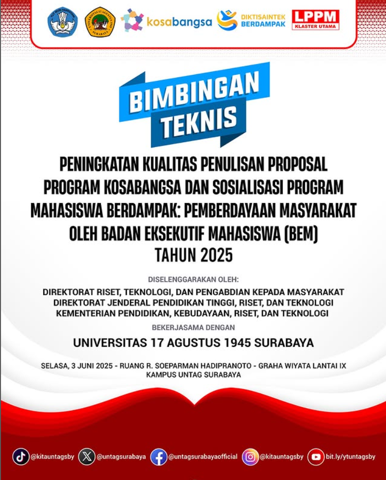 Bimtek Peningkatan Kualitas Proposal Kosabangsa Tahun 2025