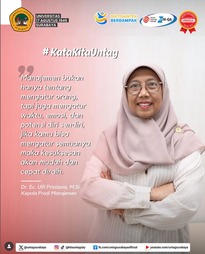 Quote of The Day Untag Surabaya
