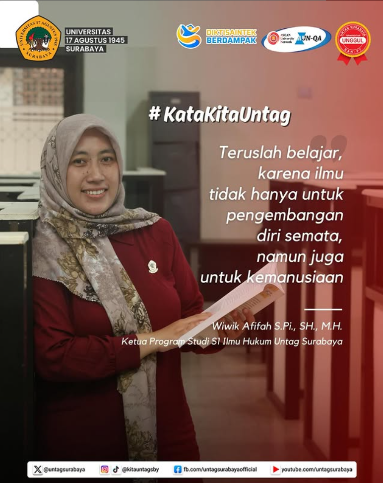Quote of The Day Untag Surabaya