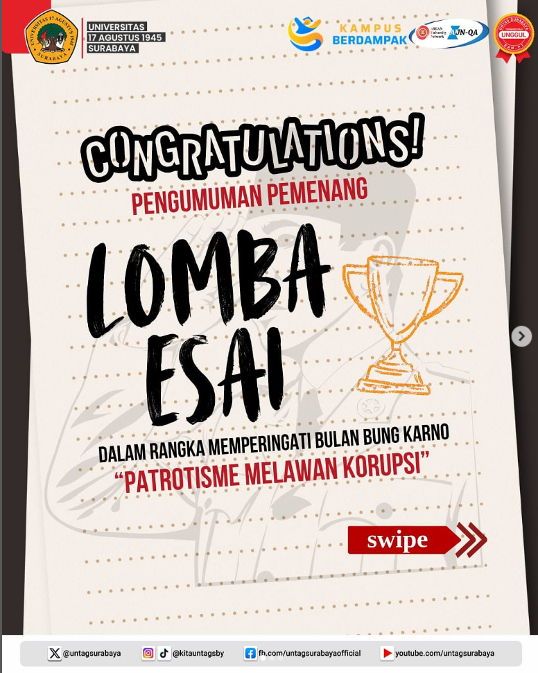 Selamat! Pengumuman Pemenang Lomba Esai 2025