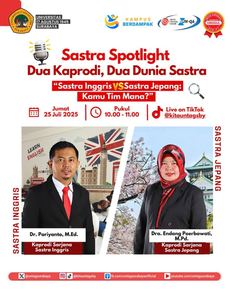Sastra Spotlight: Dua Kaprodi Dua Dunia Sastra 
