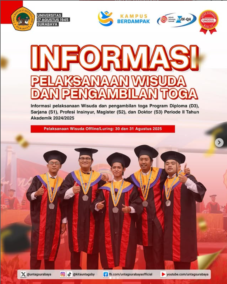 Informasi Pelaksanaan Wisuda Genap 2024-2025