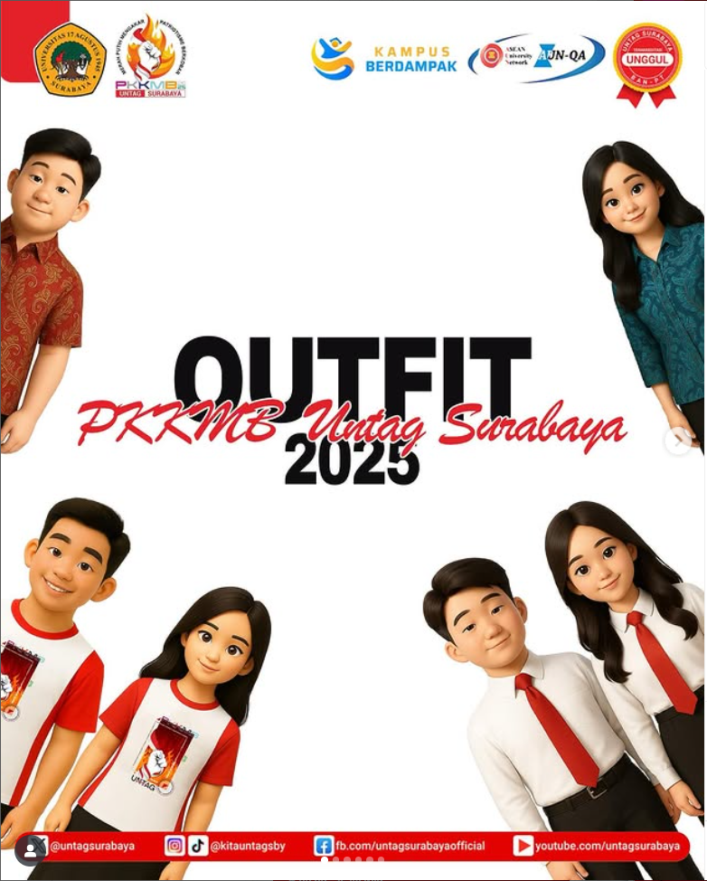 Informasi Outfit PKKMB Untag Surabaya Tahun 2025