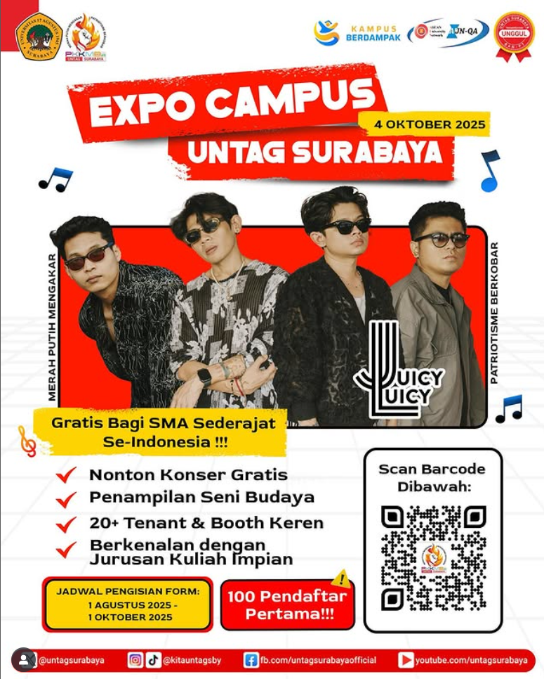 Expo Campus Untag Surabaya tanggal 4 Oktober 2025