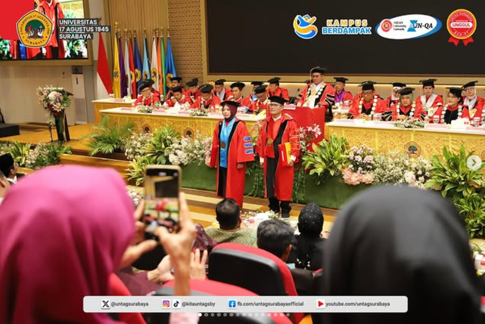 Pengukuhan Guru Besar Untag Surabaya