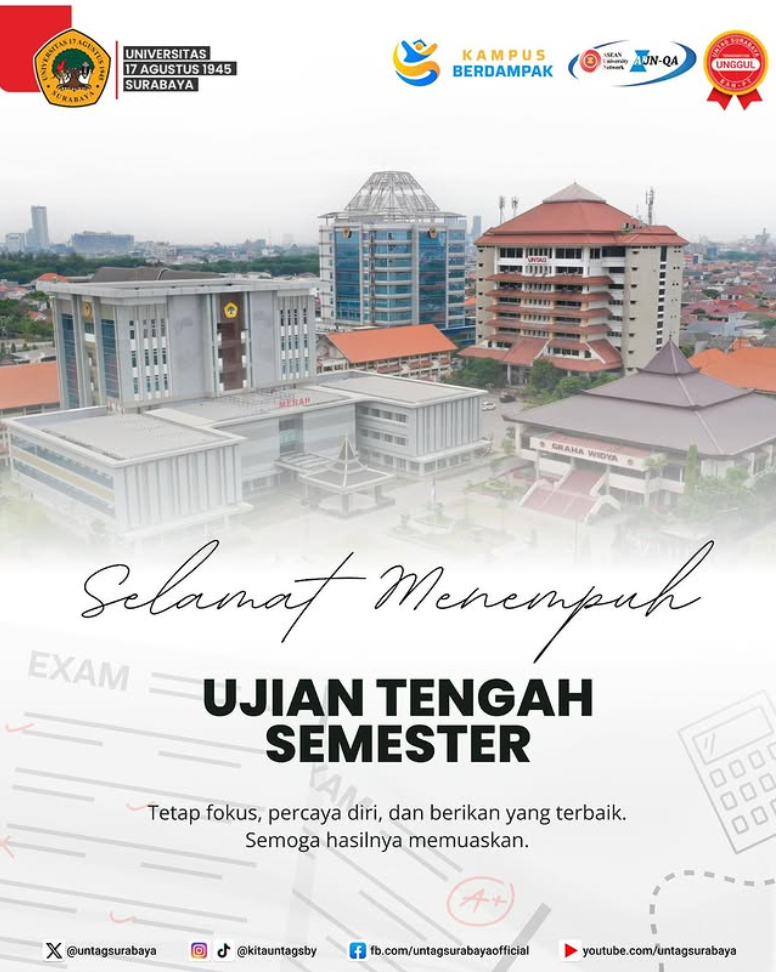 Selamat Menempuh Ujian Tengah Semester (UTS) TA 2025/2026
