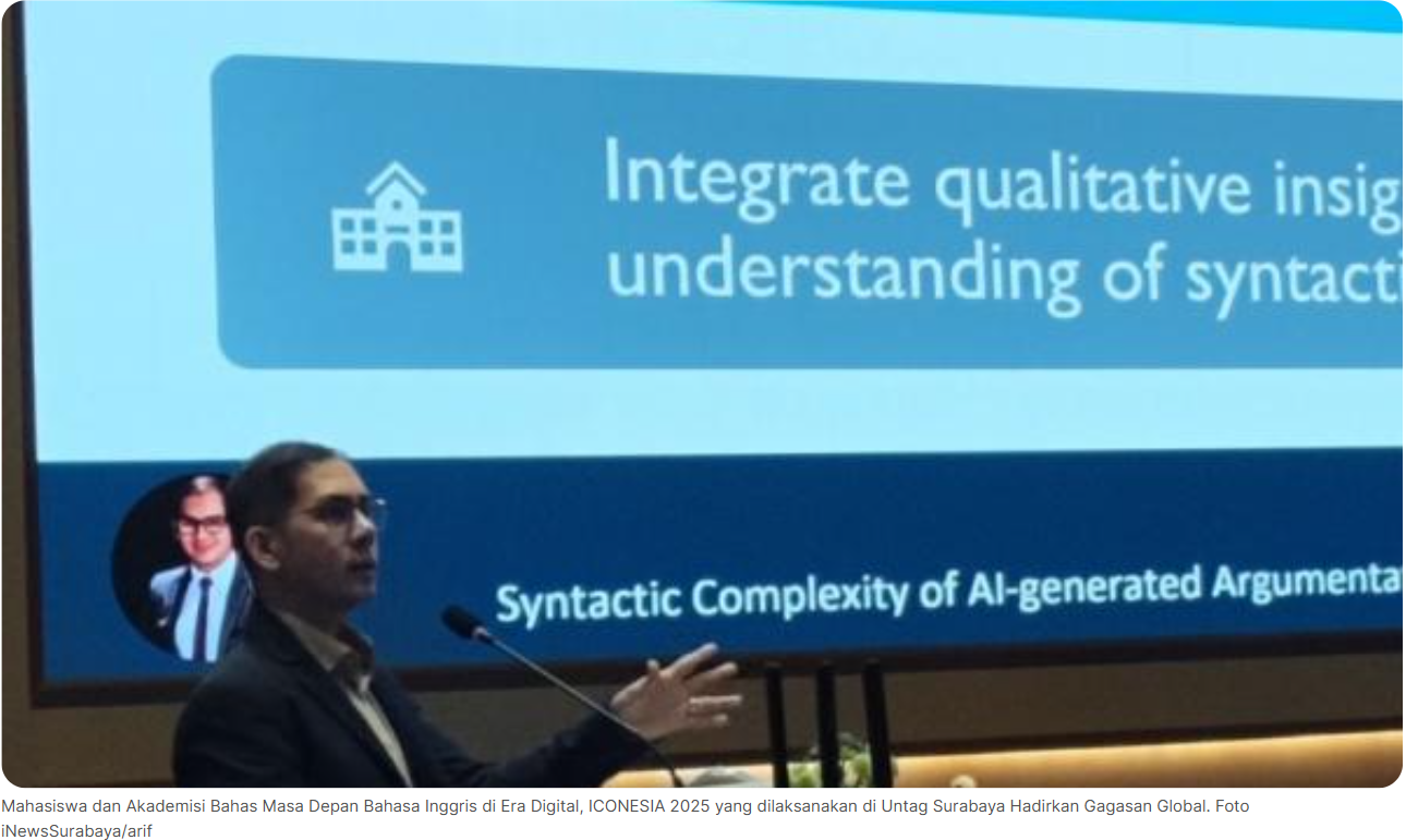 Mahasiswa hingga Profesor Dunia Bertemu di Surabaya, Bahas Arah Baru Bahasa Inggris di Era Digital