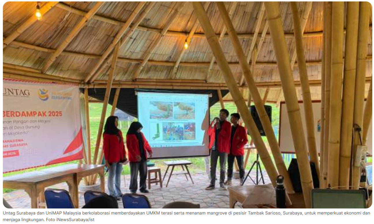 Tingkatkan Kualitas UMKM Terasi, Dua Kampus Lintas Negara Kolaborasi Buat Inovasi di Surabaya