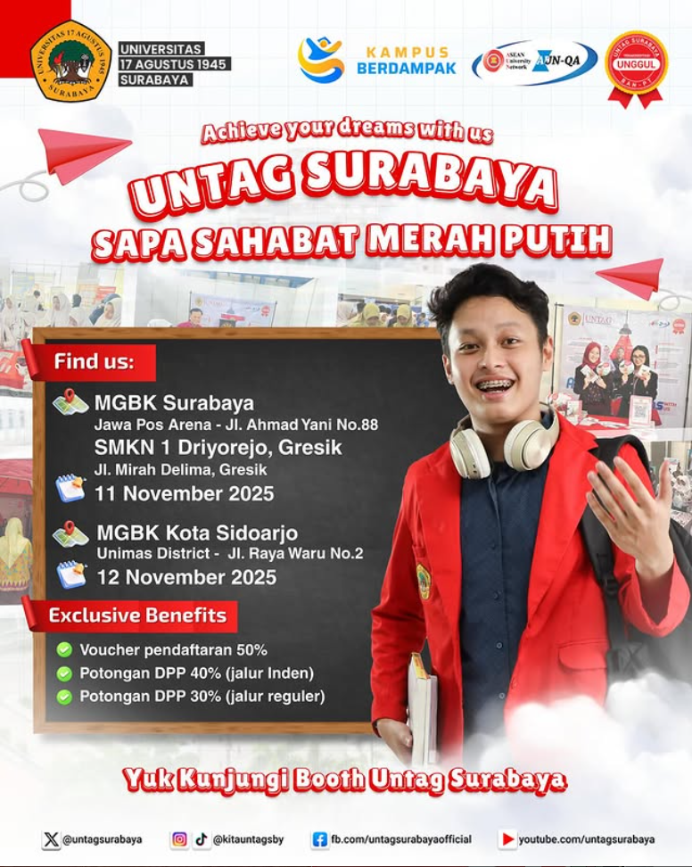 Achieve Your Dreams with Us (Untag Surabaya Sapa Sahabat Merah Putih)